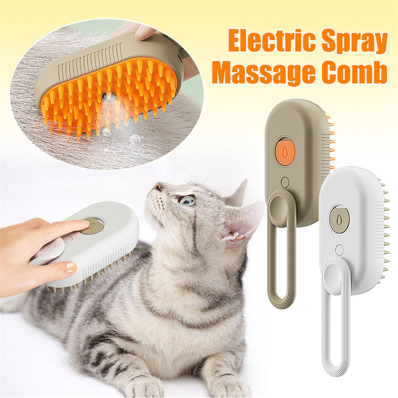 🐾 Pet Brush with Massage Function 💆‍♂️