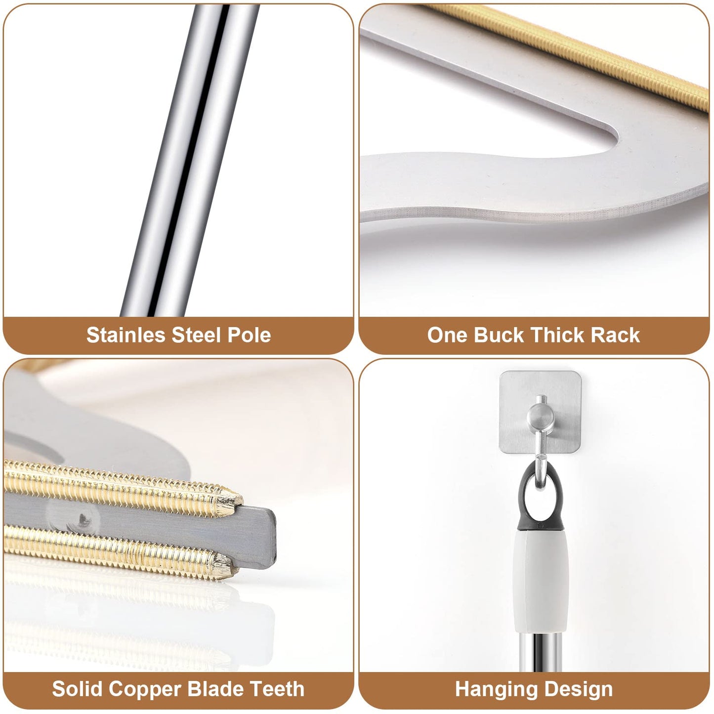 🧹 Carpet Rake for Pet Hair Removal 🐶🐱