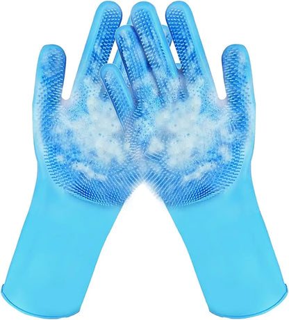 🧤 Pet Grooming Silicone Gloves 🐾
