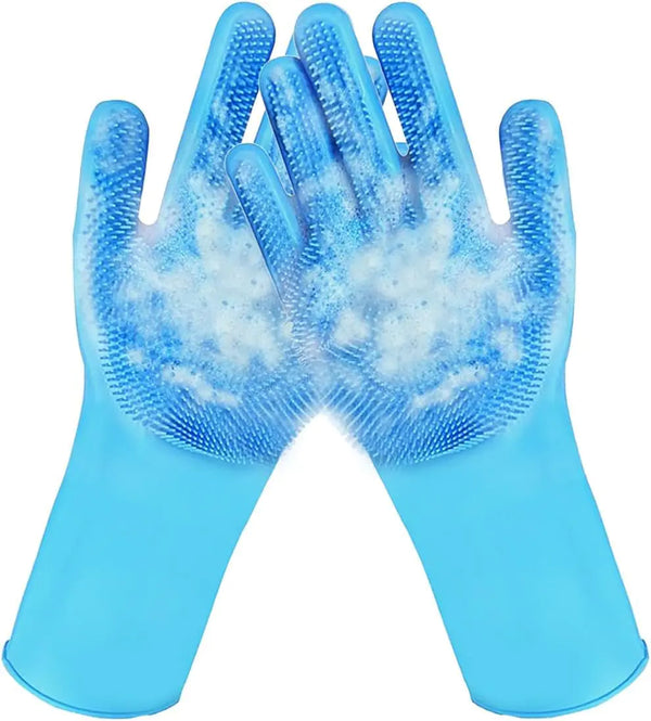 🧤 Pet Grooming Silicone Gloves 🐾